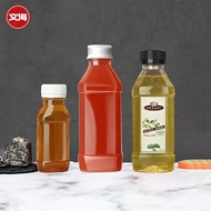 Empty ml Square Disposable Packing Potion 200 Transparent Food Grade Plastic Packing Bottle pet Liqu