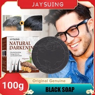 Polygonum Shampoo Soap Black Hair Shampoo Dye Grey Hair White Hair Turn To Black Hair Darkening Soap