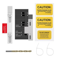 Kit Interlock Generator Serasi untuk Eaton Cutler Hammer dan Square D Homeline Meter Main 150 atau 2