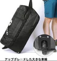 超大容量 85L 防水 1680D PVC 牛津和 210D 聚酯纖維可折疊 26x14x14 吋行李背包帶加寬輪子 hysckp 2166 Super Large Capacity 85L Wate