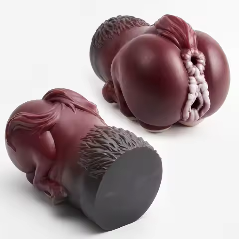 YOCY Fetish Stroker Animal Body Butt Breasts Shaped Masturbator Real Vagina and Tight Anus Silicone 