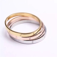 TYshop 316L Stainless Steel Bangle Gold Bangle For Women Jewelry Accessories Hypoallergenic 3in1 Bangle No Screw Free Box