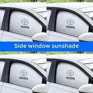 Toyota Car Universal Sunshade Magnetic Window Cover Universal Sunshade Breathable UV Protector Foldable for     RAV4 Corolla Fortuner Prius Plus Alphard Harrier Sienta Yaris Cross