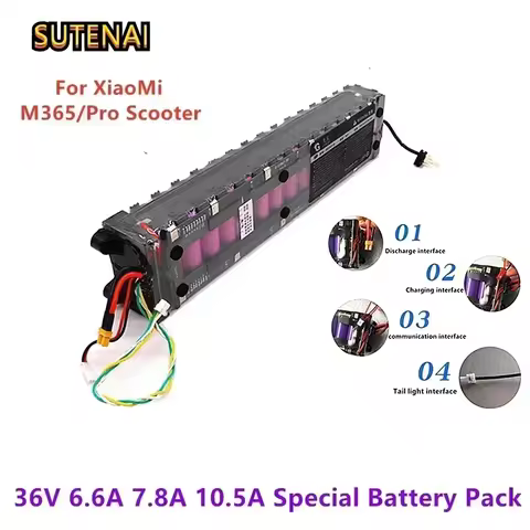 SU New Original 36V 7.8/10.5/14.4ah Battery For Special Battery Pack of Xiaomi M365 Pro Scooter 36V