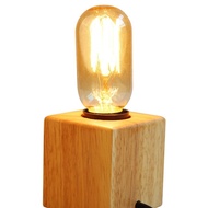 IKEA Mini Wood Table Lamp  Coffee Top  Study Lamp  Home Decor Table Lamp Lampu Meja Lampu Deco Desk Lamp