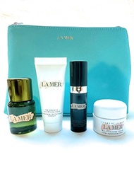 La Mer Skincare Travel Size Gift Set Moisturizing Cream, Regenerating Serum, The Treatment Lotion