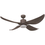 FANZTEC DC CEILING FAN WITH LED AND REMOTE INTERCHANGEABLE 2, 3 OR 4 BLADES (52 INCH) FTTWS1 (GREYWOOD) - INSTALLATION CHARGES APPLIES