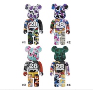 BE@RBRICK BAPE(R) CAMO 28TH ANNIVERSARY MULTI 400％ bearbrick bape ape a bathing ape