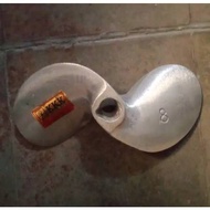 Aluminum propeller leaf 2 no. 8 8.5/ KKK no. 9 boat propeller D2 x 8 / no. 8.5 / no. 9 5pk 6pk 7pk 8