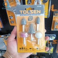 Set Of 5 Stones TOLSEN Grinding Stones 77110