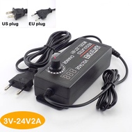 Adjustable Adapter AC 100-220V to DC 3-12V 5A 3-24V 2A 9-24V 3-24V 3A Power Supply Universal ac/dc A