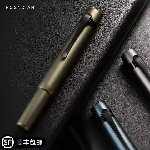 New Hongdian M2 Mini Pocket Fountain Pen Portable Short EF F Nib Sports Design Travel Business Offic
