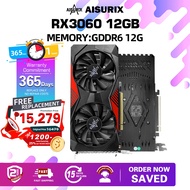 AISURIX RTX3060 12GB Graphics Card GPU NVIDIA Computer Video Card For Gaming Work Office