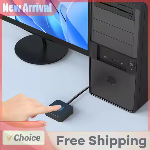 USB Fingerprint Reader with 5ft Cable Fingerprint Scanner Biometric Fingerprint Login Reader for Win