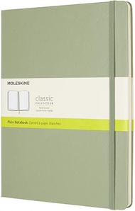 MOLESKINE - 經典硬皮記事本 XL型 空白 綠色 Willow Green (19 x 25 CM)