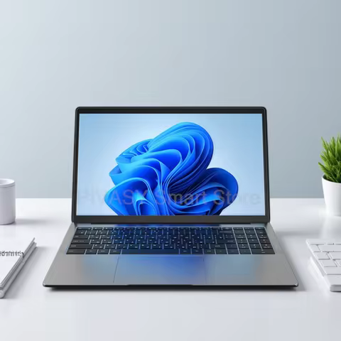 15.6 inch Thin and Light Laptop 8GB 256/512G with Camera 60Hz IPS Display 5000mAh Battery WiFi for B