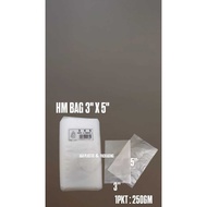 Plastic Bag HM 250g [3''X5''/4''X6''] - Plastik Beg HM / HDPE / Food Drink Packaging Bungkus Dapau