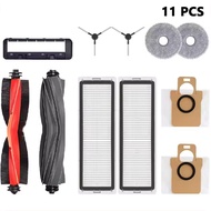 Cho Xiaomi Robot hút bụi X20 Max /X20 Pro/d109gl/d102gl phụ kiện chổi cạnh con lăn chính bộ lọc HEPA