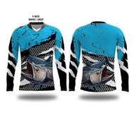 Kaos Baju jersey jersy mancing mania fishing Lengan Panjang premium