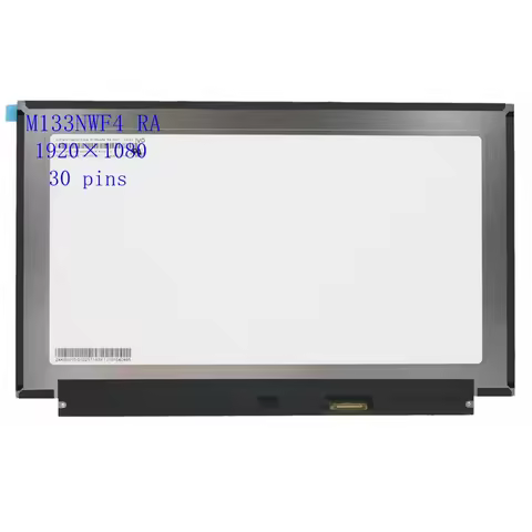 13.3" LCD Display Screen matrix M133NWF4 RA FRU: 02DA371 FHD 1920X1080 30pin 45% NTSC colour