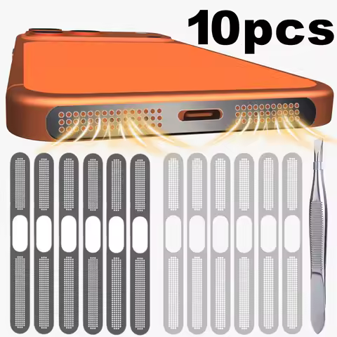 2/10PCS 17PM Metal Speaker Dust Cover for IPhone 17 Pro Max iPhone17 17Air Charging Port Protective 