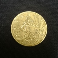 Rare 1999 France 50 Euro Cents Circulated Coin #927