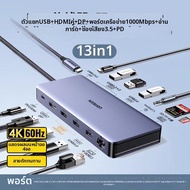 UGREEN | Dock USB-C แยกสัญญาณออกสามจอ 8K 30Hz และ 4K 60Hz