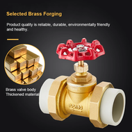 （dedicated） PPR Brass Gate Valve PPR20/25/32/40/50/63 Hot Melt Double Union Tap Water Pipe Switch