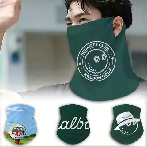 Fashion G-Golf Brand M-Malbon Warm windproof multifunctional face mask breathable neck gaiter for ou