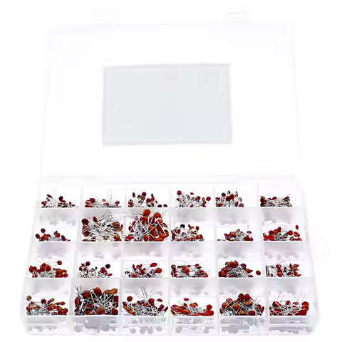 1200pcs 24Value 2pF-100nF 50V Ceramic-dielectric Capacitor Assorted kit Each 50pcs