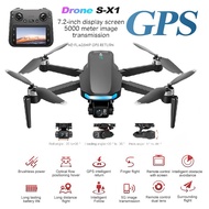 Professional S-X1 Drone - 3-Axis Gimbal 4K UHD Camera, 5KM 5G FPV, 30Min Long Flight Time One Piece 