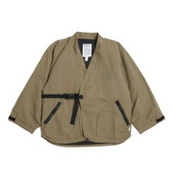 江戶勝 日系 男裝 拉克蘭袖半纏外套(橄欖綠) #上衣#半纏