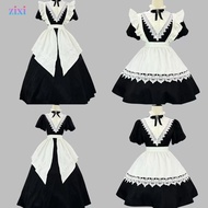 Gothic Black Maid Outfit with OP Sleeves - Perfect for Halloween