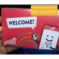 Yoodo sim card powered by Celcom FREE SHIPPING & FREE 7GB HIGH SPEED DATA