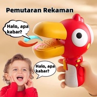 Children's Voice Changer Toys/ Speaker Assembly Cartoon Bird Voice Changer/ Children's Microphone To