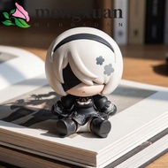 MENGXUAN Anime 9s 2B Figure, Collectible Design Battle Damage 2B 9S Anime Action Model, Anime Collec
