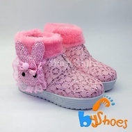 Latest Girls' Fur Boots with Doll Motif Kids Boots Boots for Kids Girl