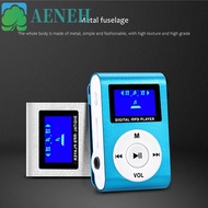 AENEH MP3 Music Player Portable Clip Support 32GB TF Card LCD Screen FM Radio