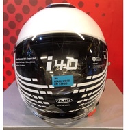 HJC OPEN FACE HELMET I40 PEARL WHITE ( DOUBLE VISOR )