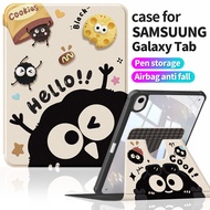 Wear-resistant Case for Samsung Tab S9 FE+ Plus 12.4" | Tab S10 FE+ 13.1" Simple Cute Faux Leather |