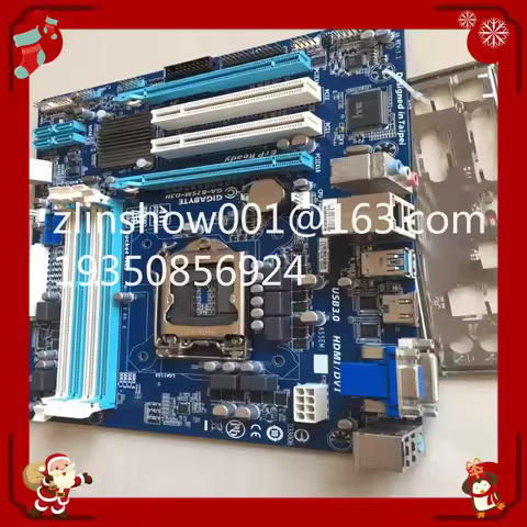 FOR Gigabyte GA-B75M-D3H Built-in (Internal USB3) USB3 SATA3 DDR3/1155 Socket/B75 Motherboard