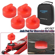 4x Jack Pad Adapter Polyethylene W/ Storage Case Bag Box Tool Lifting Safe Raise Heavy Duty For Chev