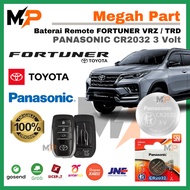 FORTUNER TRD VRZ Car Remote Battery - ORIGINAL PANASONIC CR2032 3 Volt | TOYOTA FORTUNER VRZ Remote 