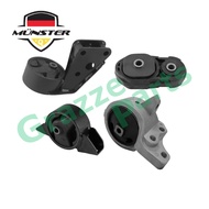 (4pc) Münster Engine Mounting Set NIS1014 for Nissan Sentra B14 1.6 GA16DE I4 Manual 1995-1999