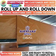 RMSA | 6x4 1/2 FT "CUSTOMIZE" ROLL UP & DOWN "CUSTOMIZED" COMPLETE SET AUTHENTIC S400 MARUYAMA PG FL