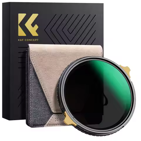 K&F Concept 67mm ND CPL 2in1 Multifunction Filter Variable ND ND2 ND32 Brass Frame 77mm 72mm 82mm NA