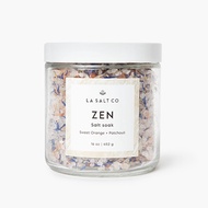 ▶$1 Shop Coupon◀  LA SALT CO Aromatherapy Bath Salt Soak, Zen | Mineral-Rich Himalayan Pink Salt &amp; M