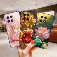 Plastic case for VIVO IQ00 15 printed with the image of Fortune bag, lotus flower, and ring of paren