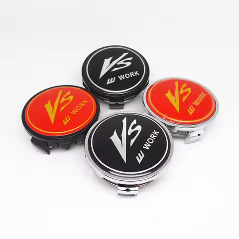 4pcs 62MM VS W Work Emotion Wheel Center Cap Hubs Car Styling Dust Rims Cover Emblem Badge for Toyot