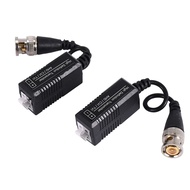 Stable- <br>4 Pairs 8 Pieces Passive Video Balun Transmitter &amp Transceiver with Cable for 1080P T